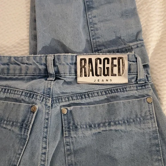 The Ragged Priest Light Blue Wide Leg Jeans - Picture 7 of 7